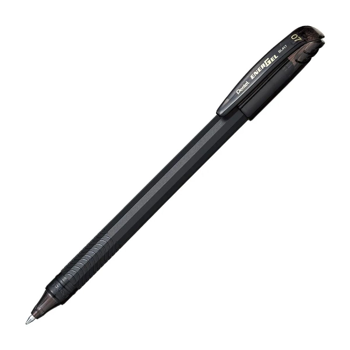 Bolígrafo Gel Pentel Energel Stick Tinta Negra 0.7mm Grip Color de la tinta Negro