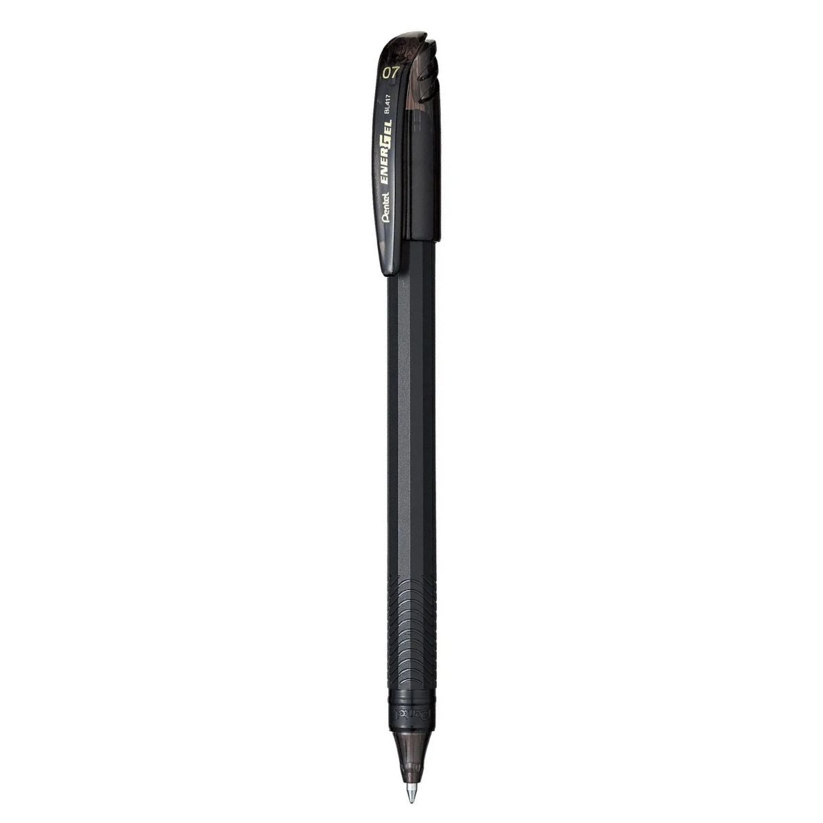 Bolígrafo Gel Pentel Energel Stick Tinta Negra 0.7mm Grip Color de la tinta Negro
