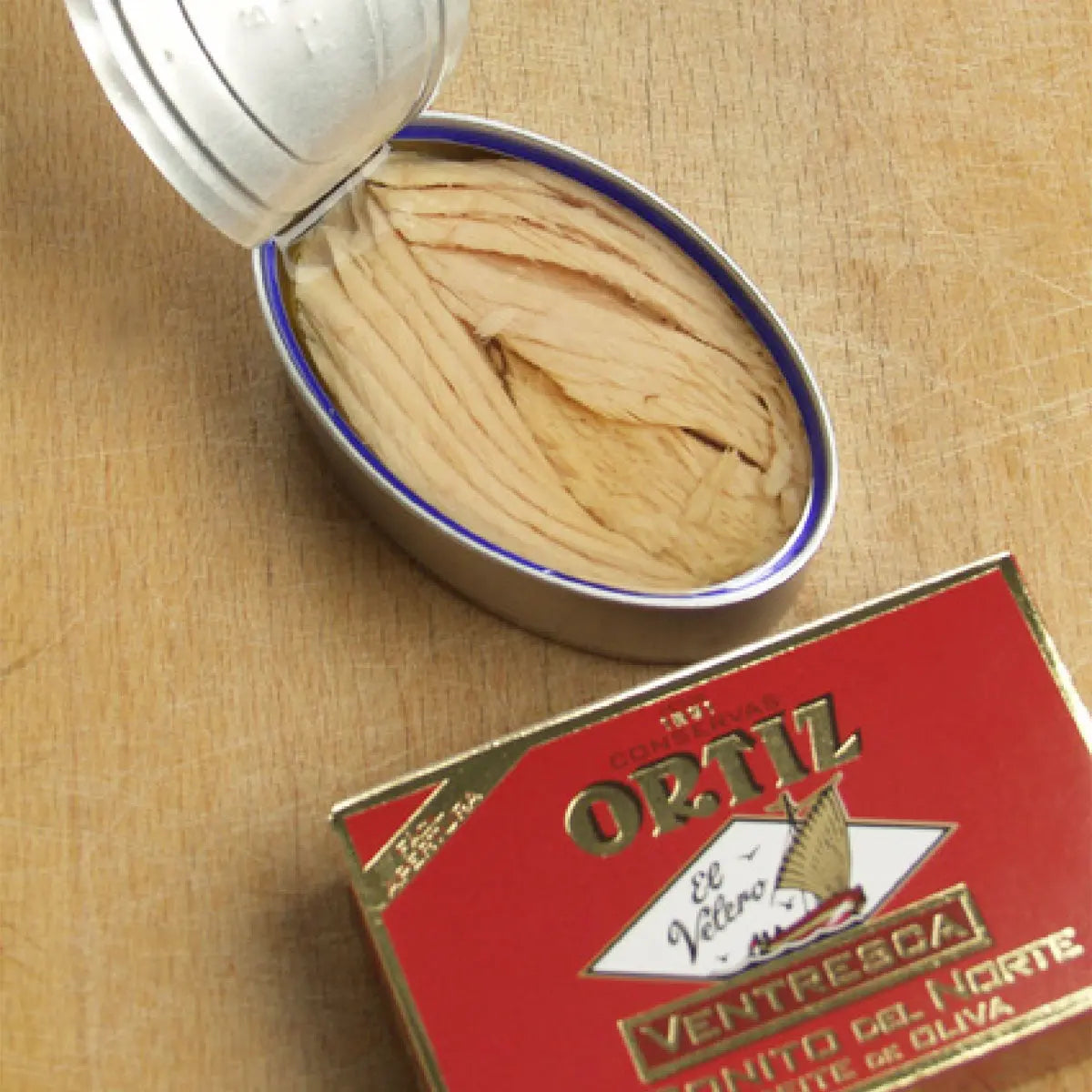 Atún Blanco (Ventresca de Bonito) en Aceite de Oliva 110g - Latería Fina La casa del bacalao