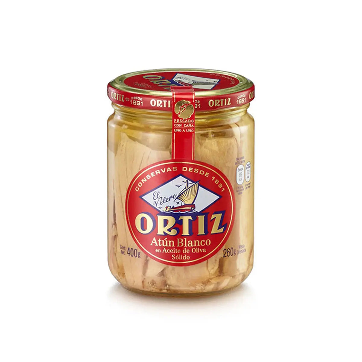 Atún Blanco en Aceite de Oliva 400g - Latería Fina La casa del bacalao