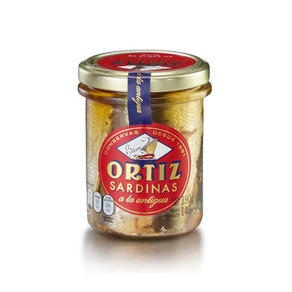 Sardina en Aceite de Oliva Ortiz 190g - Latería Fina La casa del bacalao