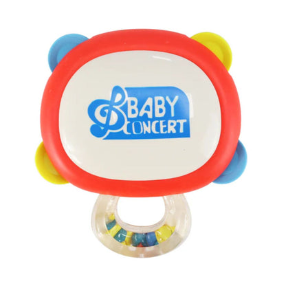 Set De Instrumentos Rítmicos Musicales Color Azul Y Rojo