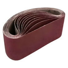 Pack 10 Bandas Lija Fandeli X86 Grano 50 Madera Metal Fandeli