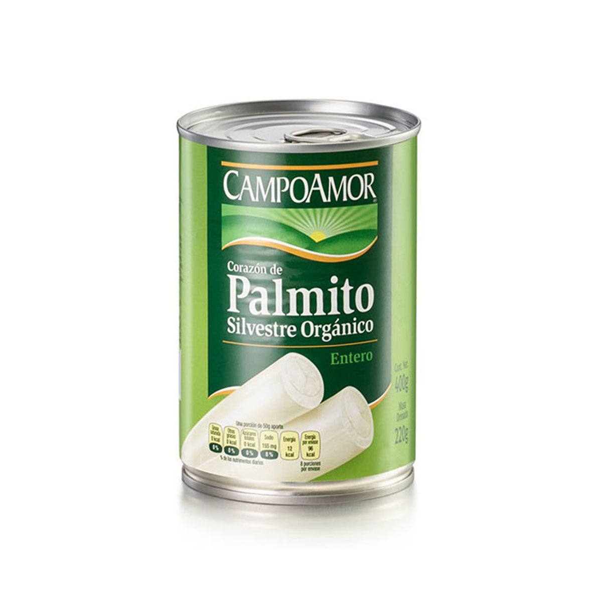 Corazón de Palmito Entero 400g - Enlatados y Conservas La casa del bacalao