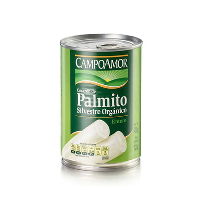 Corazón de Palmito Entero 400g - campoamor - vista lateral