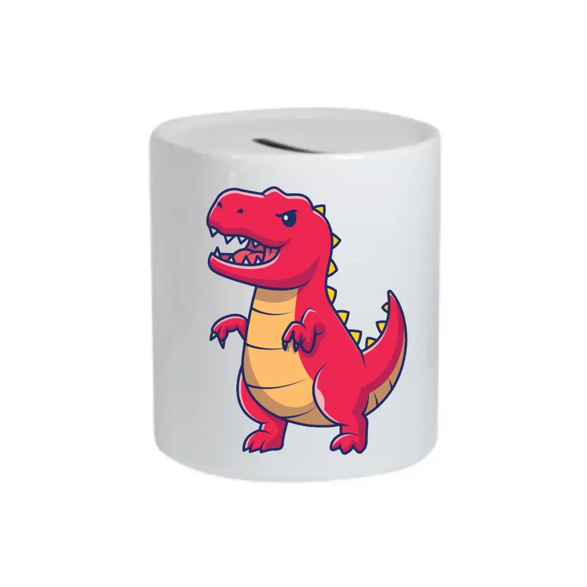 Vaso de cerámica 11 oz. Blanco. Estilo alcancía Color Make - Color Make