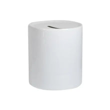 10 Pz Vaso de cerámica 11 oz. Blanco. Estilo alcancía Color Make - Color Make - detalle