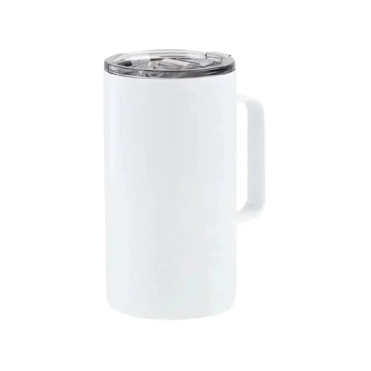 Taza de Acero 700 ml. Coffee Tipo Camper Grande. Blanco Color Make - Color Make