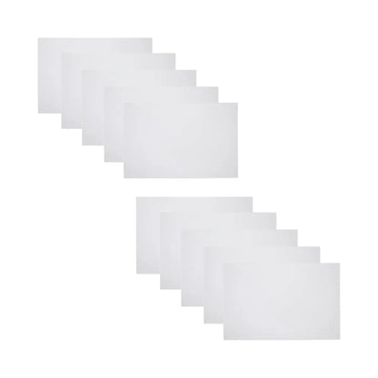 10 Pz Lamina Aluminio 40 X 60 Cm Sublimacion Color Make Blanco - ColorMake - empaque