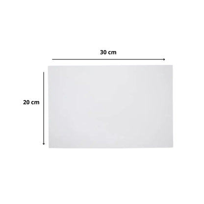 12 Pz Lamina Aluminio 20 X 30 Cm Sublimar Color Make Blanco - Color Make - vista lateral