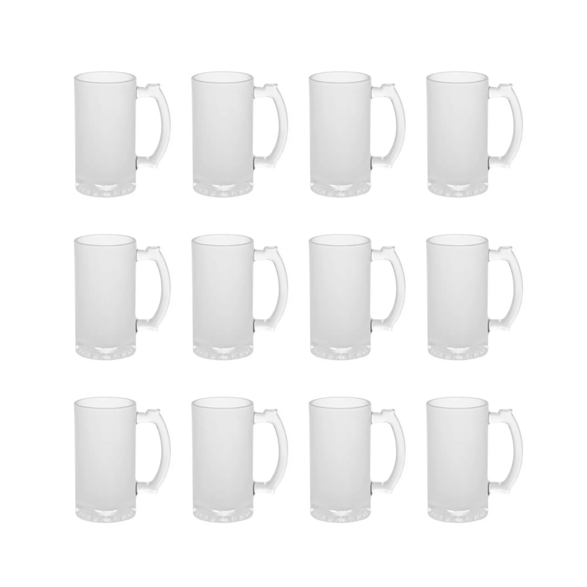12 Pz Tarro Cervecero Glaseado 16 Oz Sublimacion Color Make