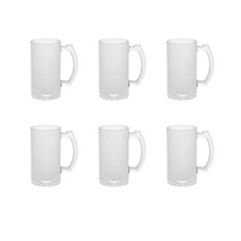 6 Pz Tarro Cervecero Glaseado 16 Oz Sublimación Color Make