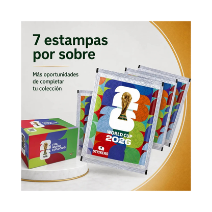 1 Sobre Mundial 2026 7 Estampas Panini
