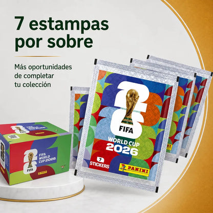 Copa Mundial 2026 Album Pasta Dura + Caja 100 Sobres Panini