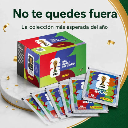 Copa Mundial 2026 Album Pasta Dura + Caja 100 Sobres Panini