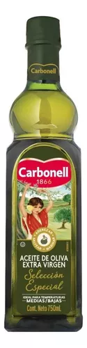 Aceite Oliva Carbonell Extra Virgen Botella Vidrio 750 Ml