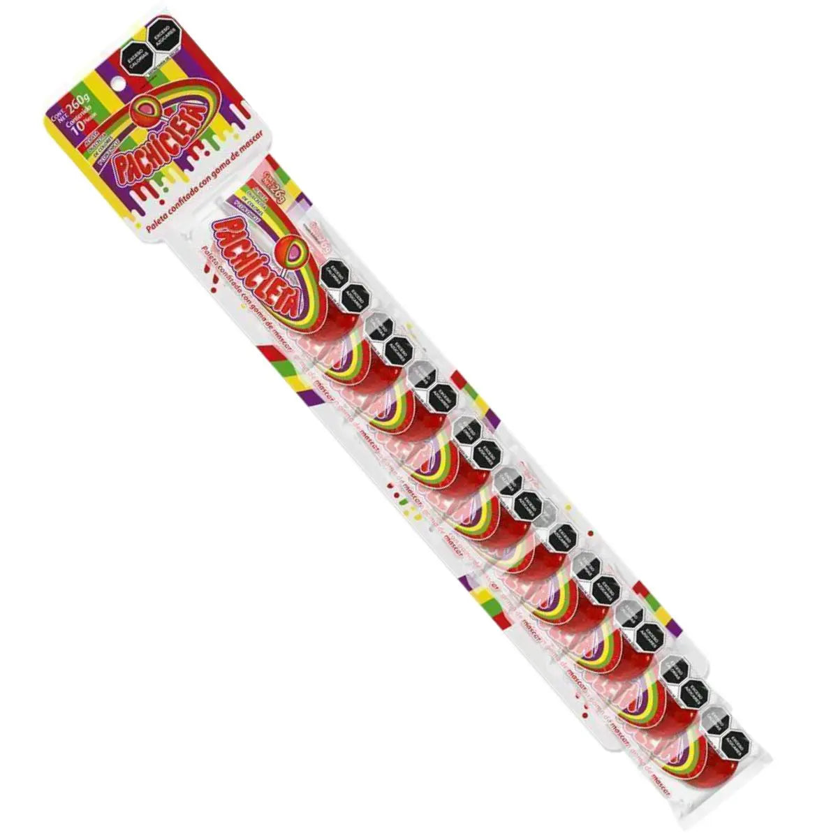 Tira 10 Paletas De Dulce Pachicleta Sabor Original - Pachicleta