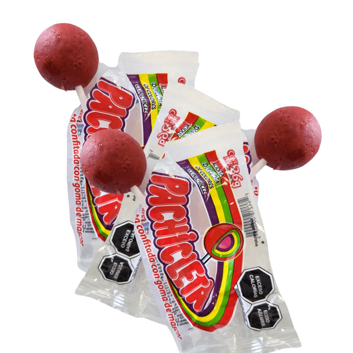 20 Paletas Pachicleta Cuanda Sabor Original 26 G C/u