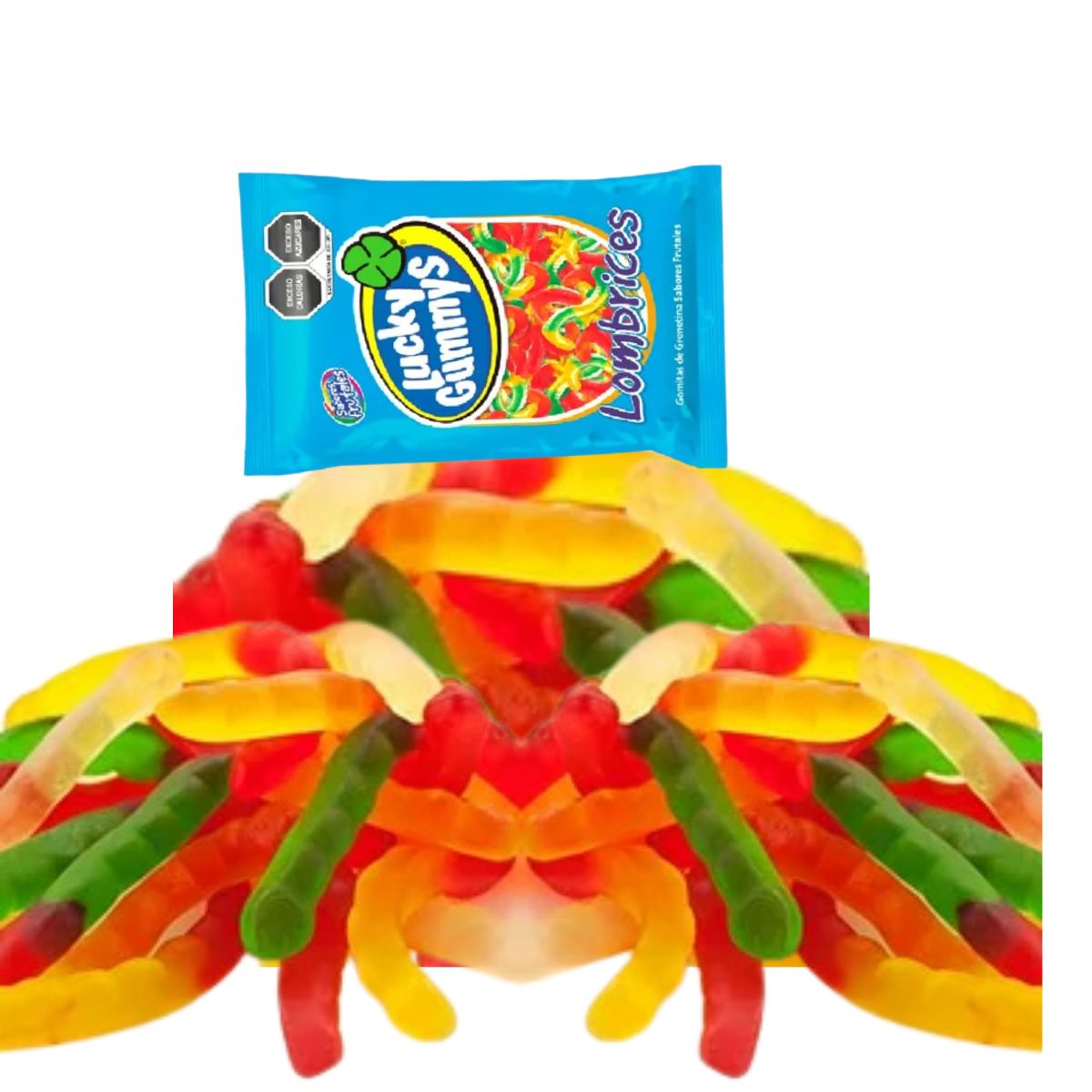 Gomitas De Lombrices Lucky Gummys 96 Gr