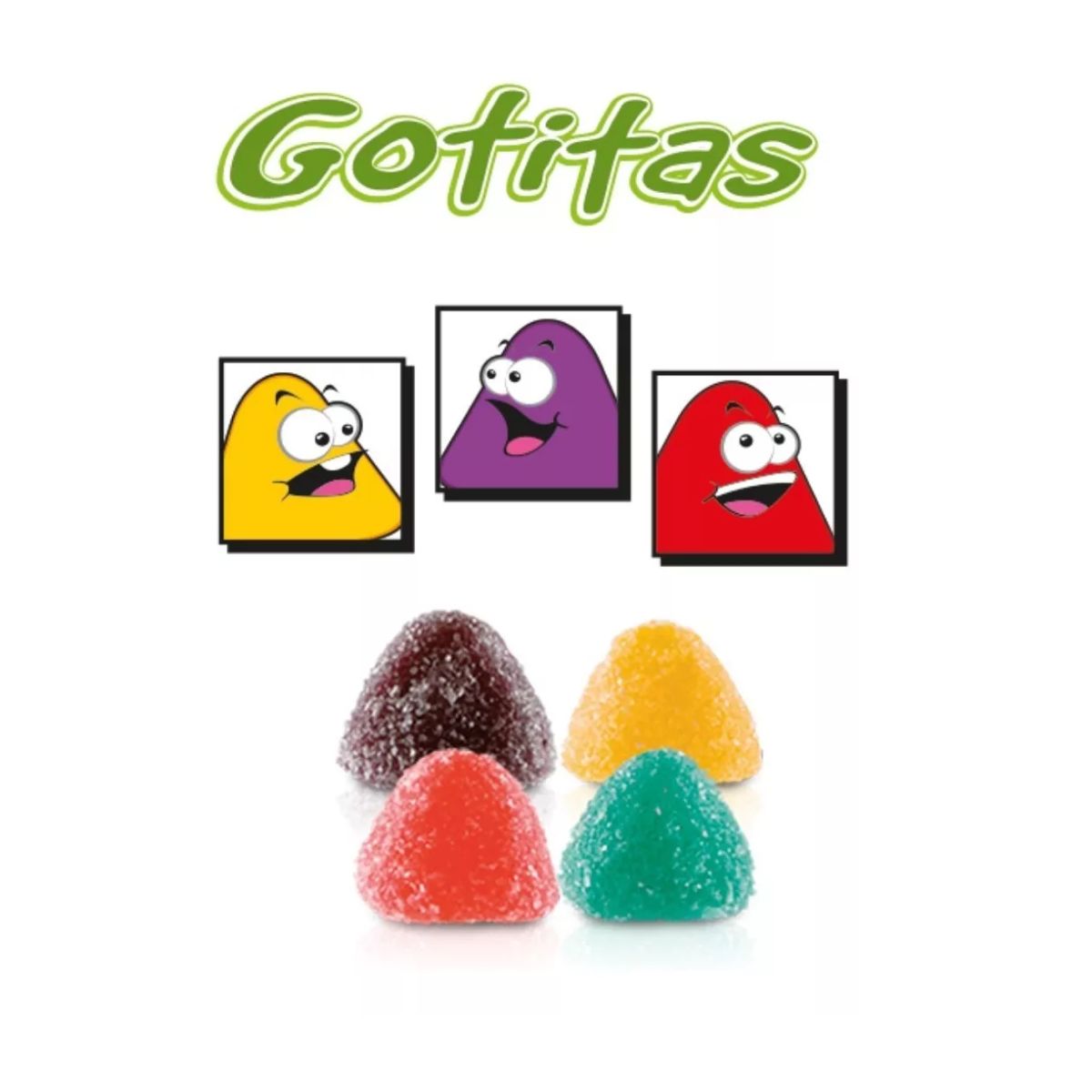 Gomitas De Gotitas Frutales Lucky Gummys 1kg