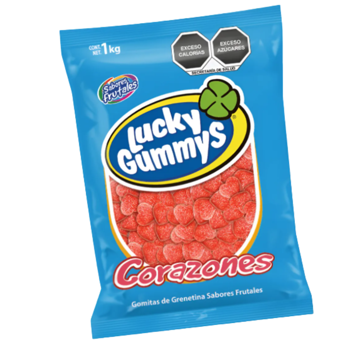 Gomitas Lucky Gummys Corazones 1 Kg