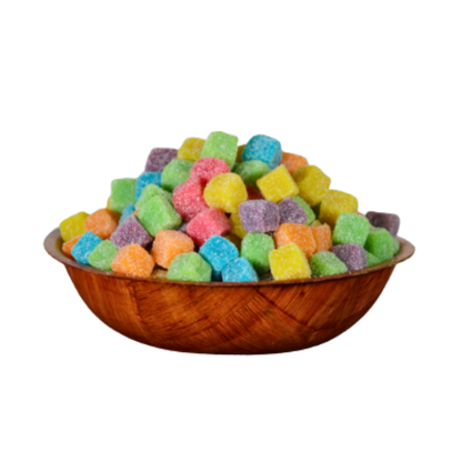 Gomitas Forma De Cubitos Lucky Gummys 1 Kg Azucaradas