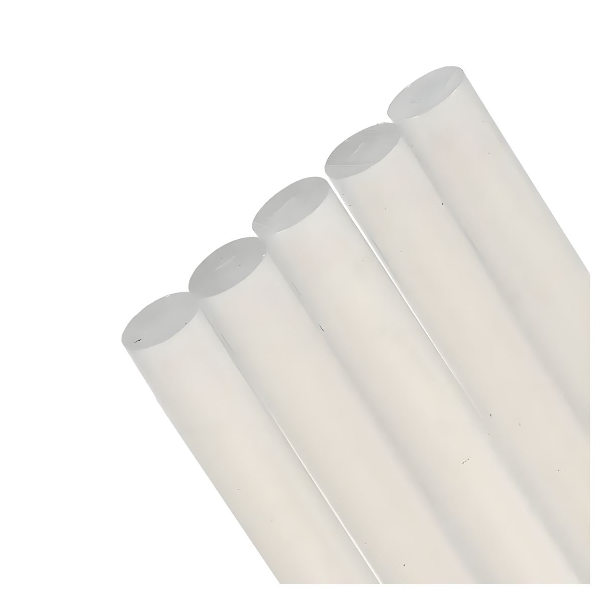 10 Kg Barras Silicon Grueso Confetti 25 Cm Largo Transparente