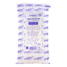 1 Kg Barras Silicon Delgado Confetti 25 Cm Largo Color Transparente