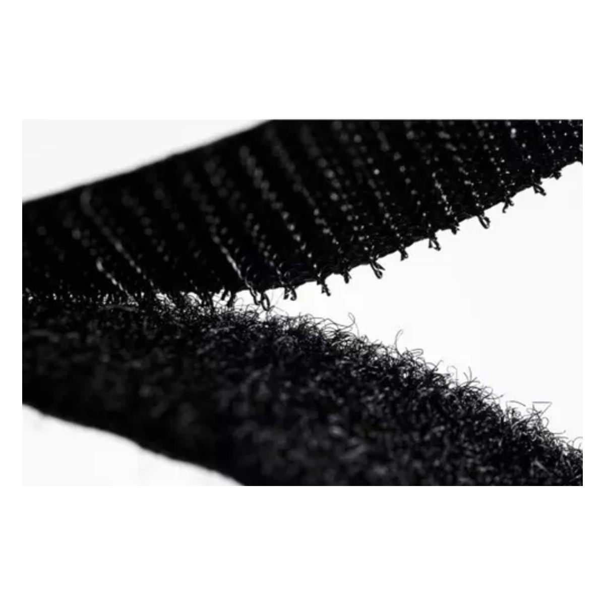 Cinta Contactel Gancho Felpa Confetti 20mm X 25 Metros Color Negro