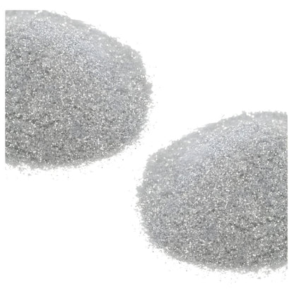1 Kg Diamantina Fina Confetti Ultrabrillante Color A Color Plateado