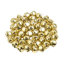 100 Cascabeles 10mm Confetti No.10 Dorado Manualidad