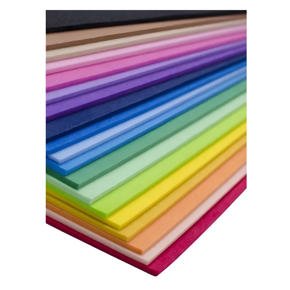 Pack 5 Foamy Liso Confetti 24 Pz C/u Color Surtido