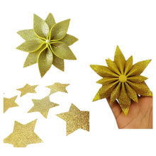 10 Hojas Foamy Diamantado Confetti Carta Color A Color Dorado