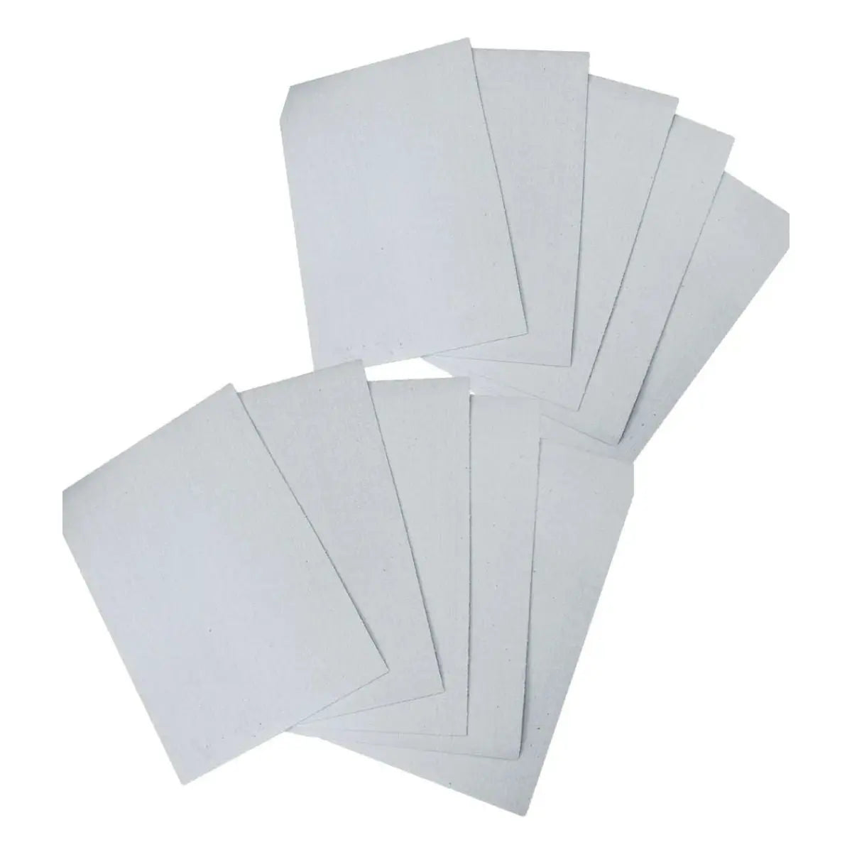 FOAMI TOALLA TAMAÑO CARTA PQT C/ 10 PZS Blanco - Confetti - vista lateral