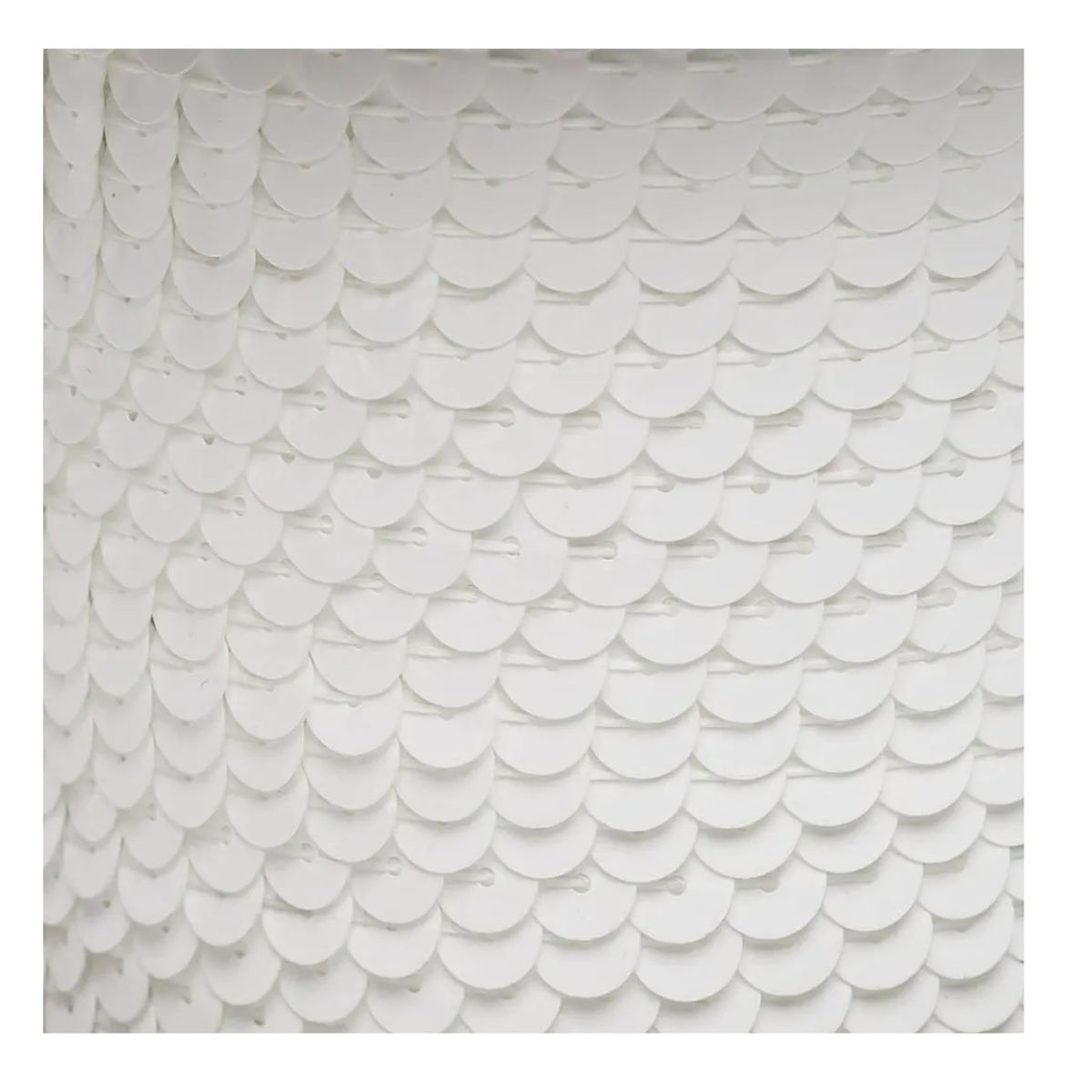 Galon Lentejuela Metalico Confetti 90 Mtrs Colores A Color Blanco