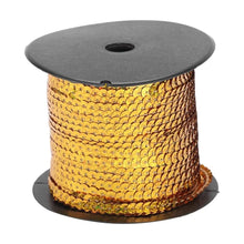 Galon Lentejuela Metalico Confetti 90 Mtrs Colores A Color Oro