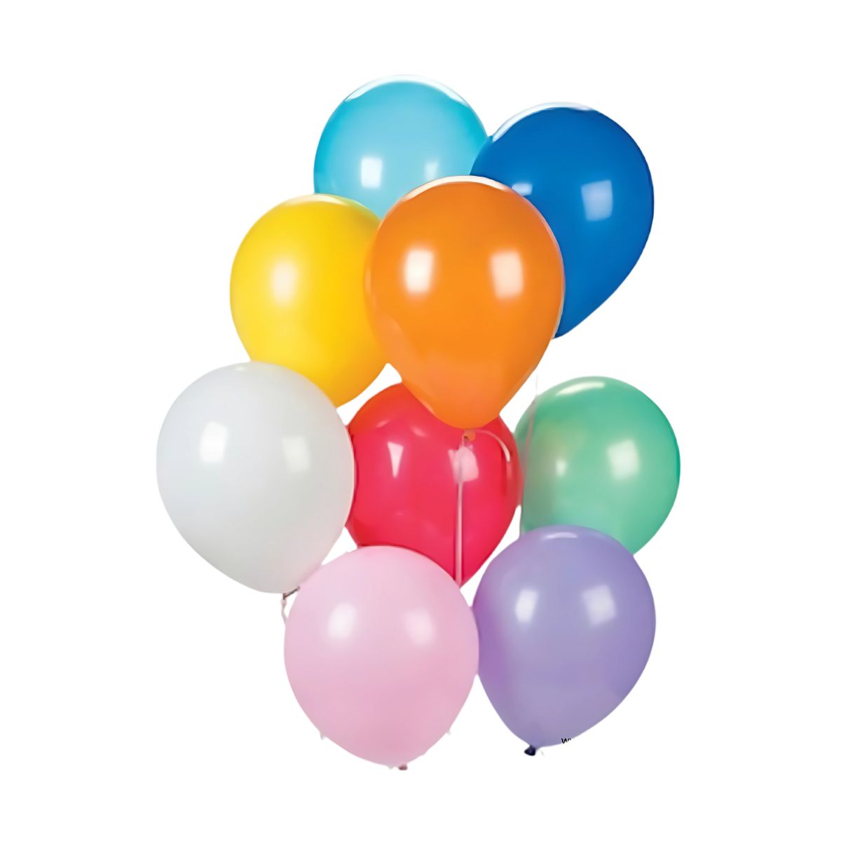 50 Globos No.9 Latex Kalu Colores Surtidos Biodegradables