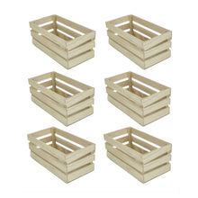 Pack 6 Huacales Madera Confetti 15x20 Cm 3 Tiras