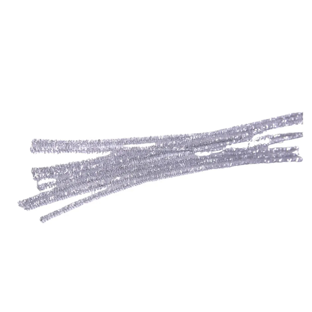 LIMPIA PIPAS METÁLICO CONFETTI PQT C/ 100 PZAS PLATA - Confetti