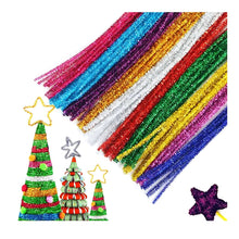 100 Limpiapipas Terciopelo Confetti Colores Metalicos