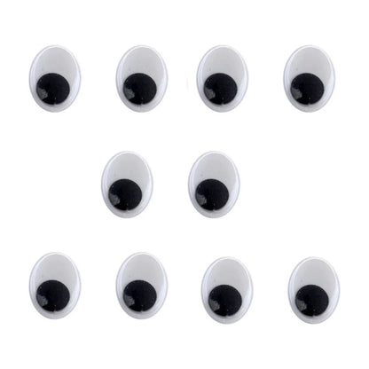 50 Ojitos Movibles 8 Mm Confetti Redondos No.8