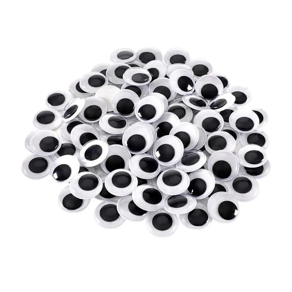 100 Ojitos Movibles 10 Mm Confetti Redondos No.10 Confetti