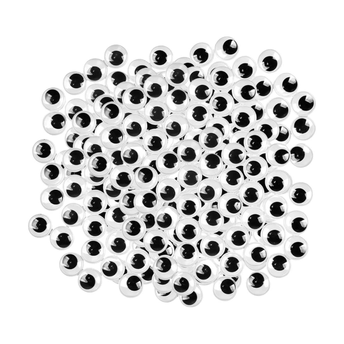 100 Ojitos Movibles 10 Mm Confetti Redondos No.10