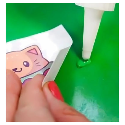 Silicon Frio Liquido Confetti 250 Ml C/u No Toxico Color Transparente