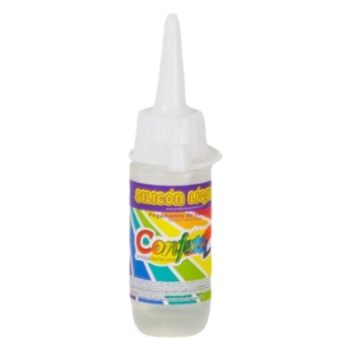 Pack 24 Silicon Liquido Frio Multiusos Confetti 30ml C/u Color Transparente