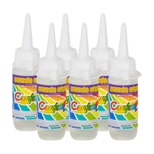 Pegamento Silicon liquido Confetti 30 ml X6 color transparente no tóxico de 6 unidades