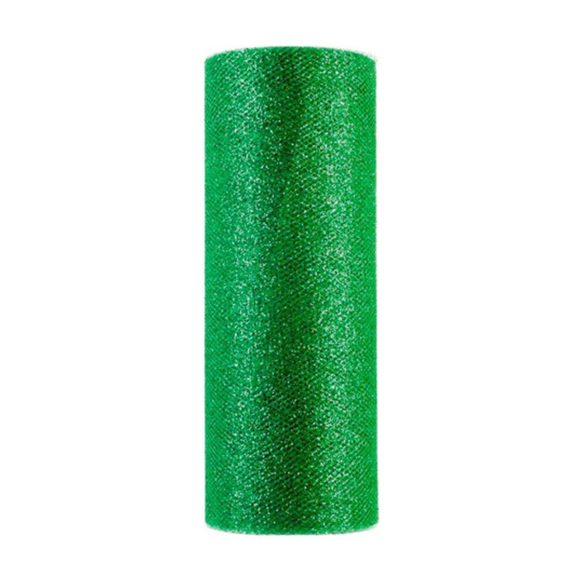 Rollo Tul Diamantado 15cm X 9.14 Mts Confetti Color A Color Verde