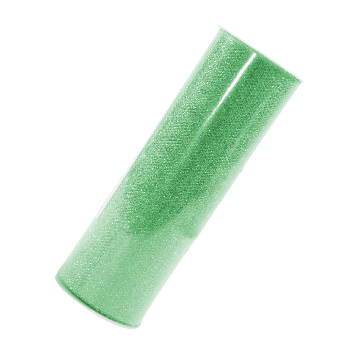 Rollo Tul Diamantado 15cm X 9.14 Mts Confetti Color A Color Verde