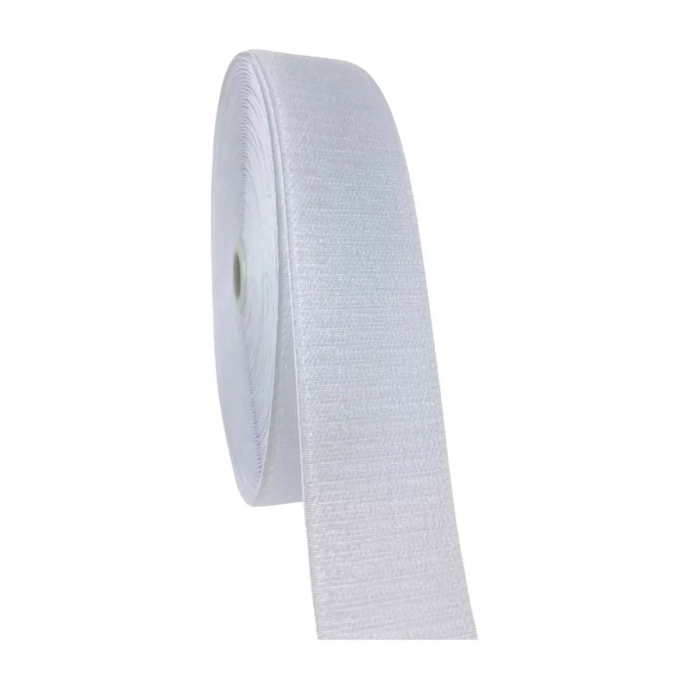 Cinta Contactel Gancho Felpa Confetti 20mm X 25 Metros Color Blanco