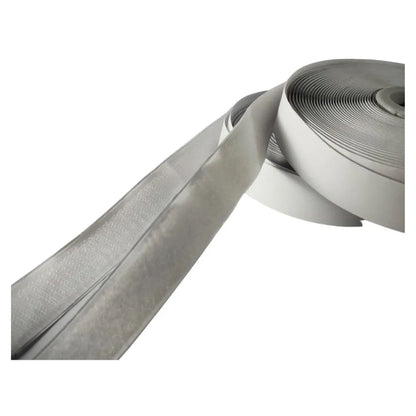 Cinta Contactel Gancho Felpa Confetti 20mm X 25 Metros Color Blanco